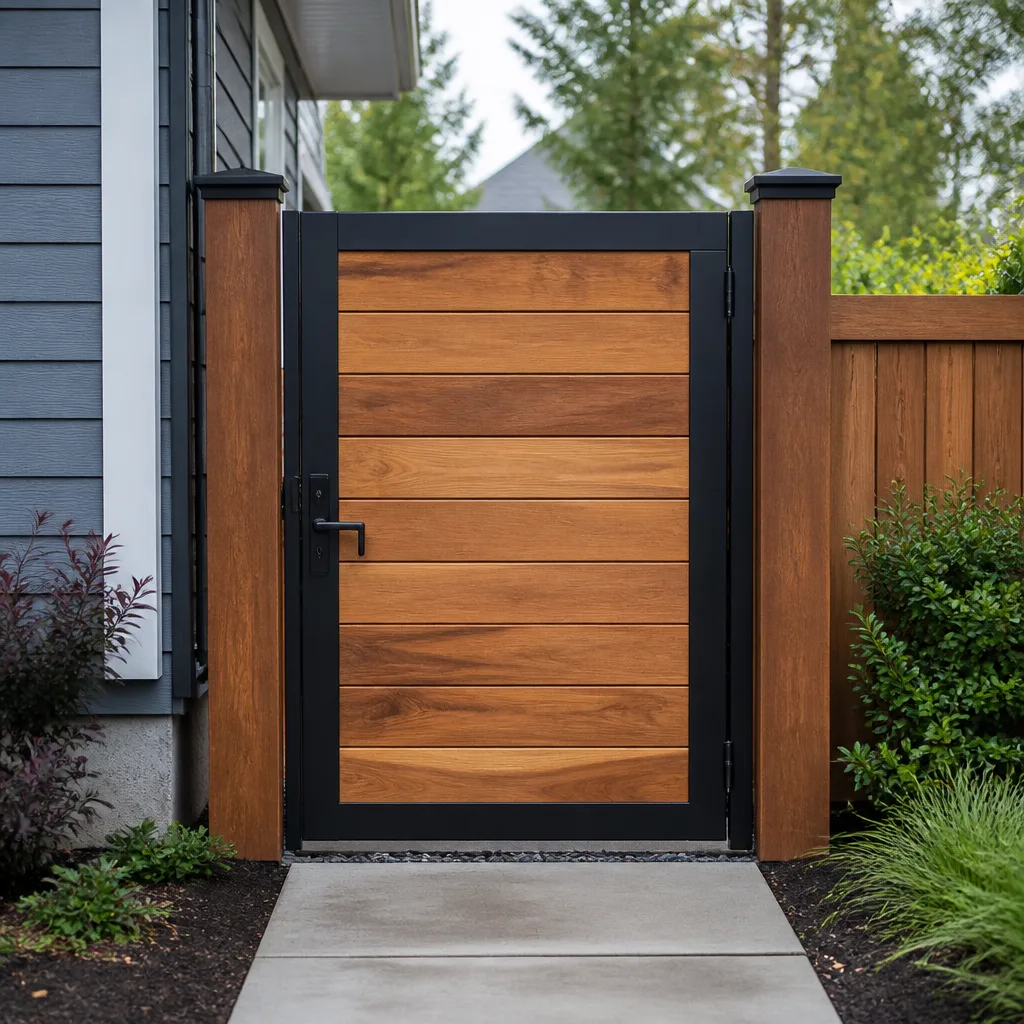 Wood & steel frame