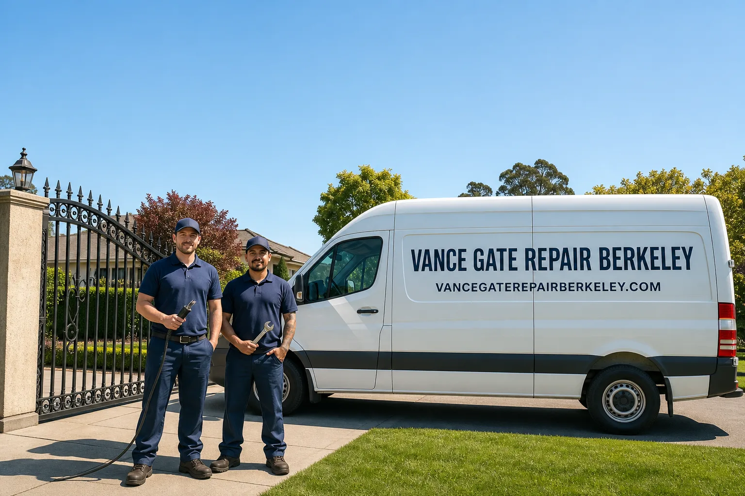 Vance Gate Repair Berkeley gate repair service vehicle and crew in Berkeley, CA